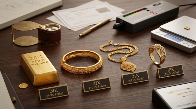 A Guide on Understanding Gold Purity Chart for 24K, 22K, 21K and 18K