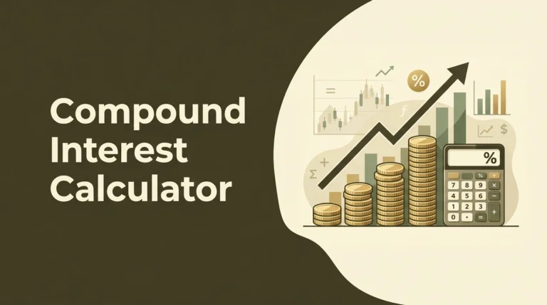 Use a Compound Interest Calculator to estimate savings growth, calculate total interest earned, and compare annual, monthly, quarterly, and daily compounding.